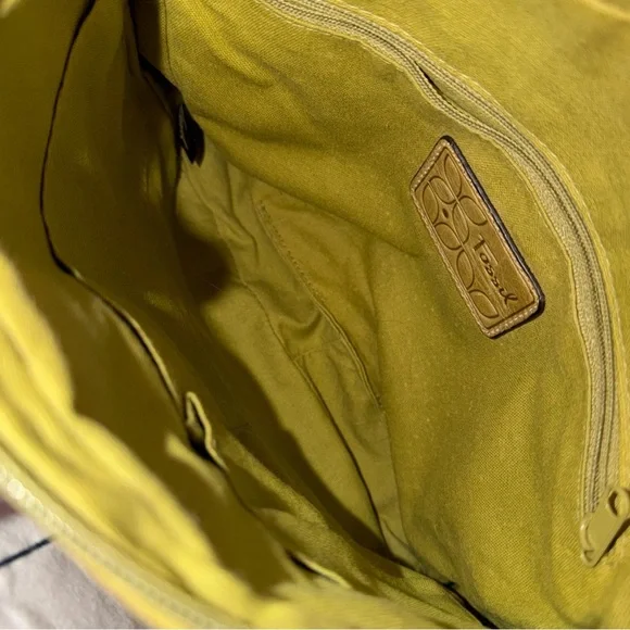 Fossil brand cross leather bag.green - Picture 6 of 10